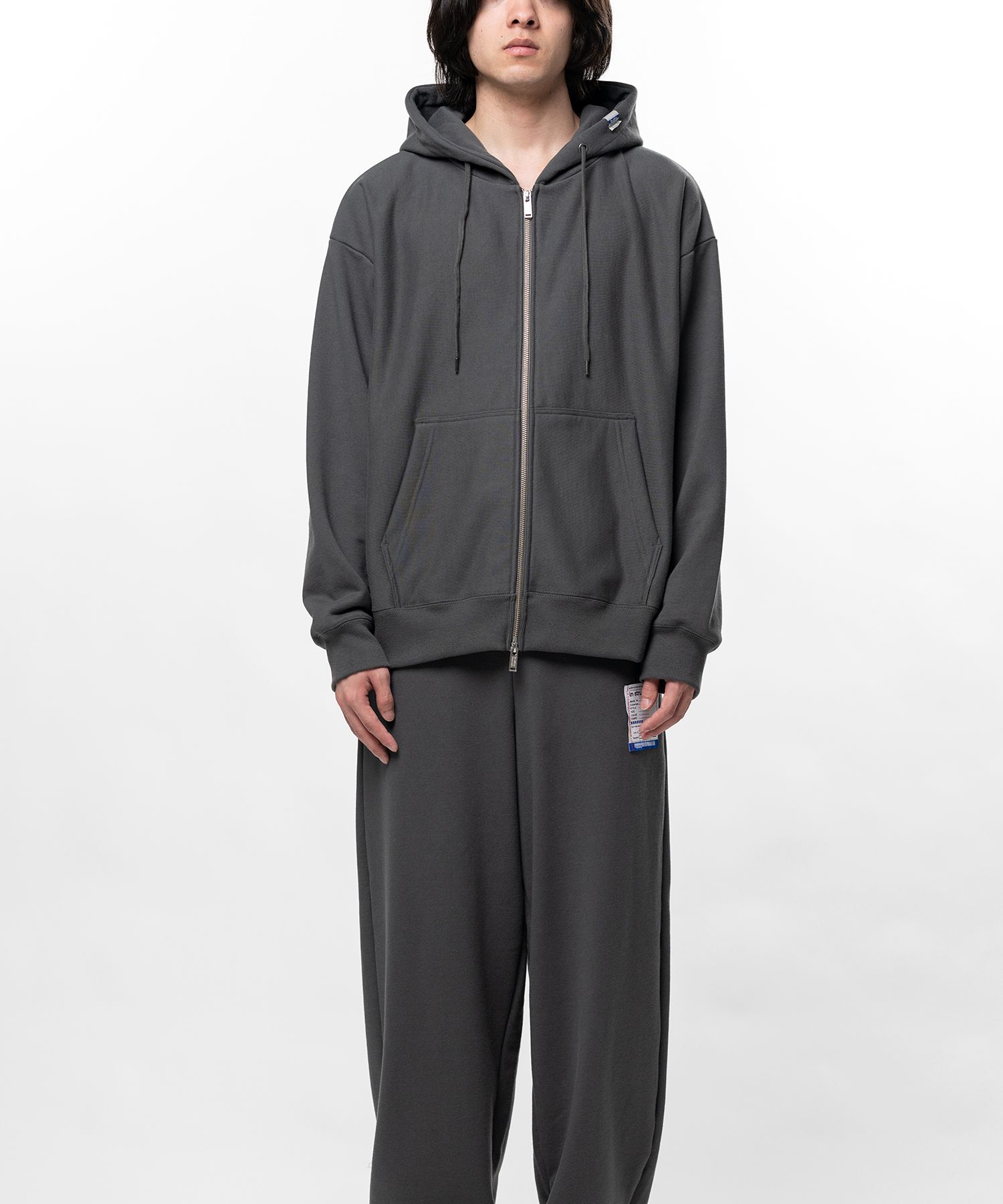French Terry Zip-up Hoodie