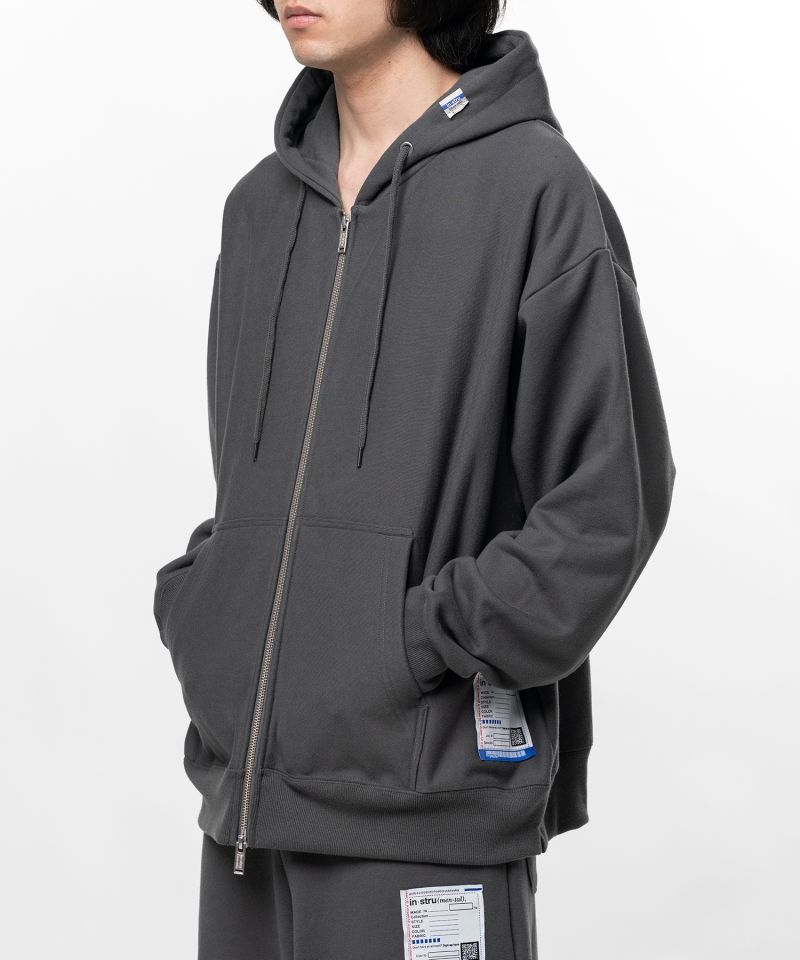 French Terry Zip-up Hoodie