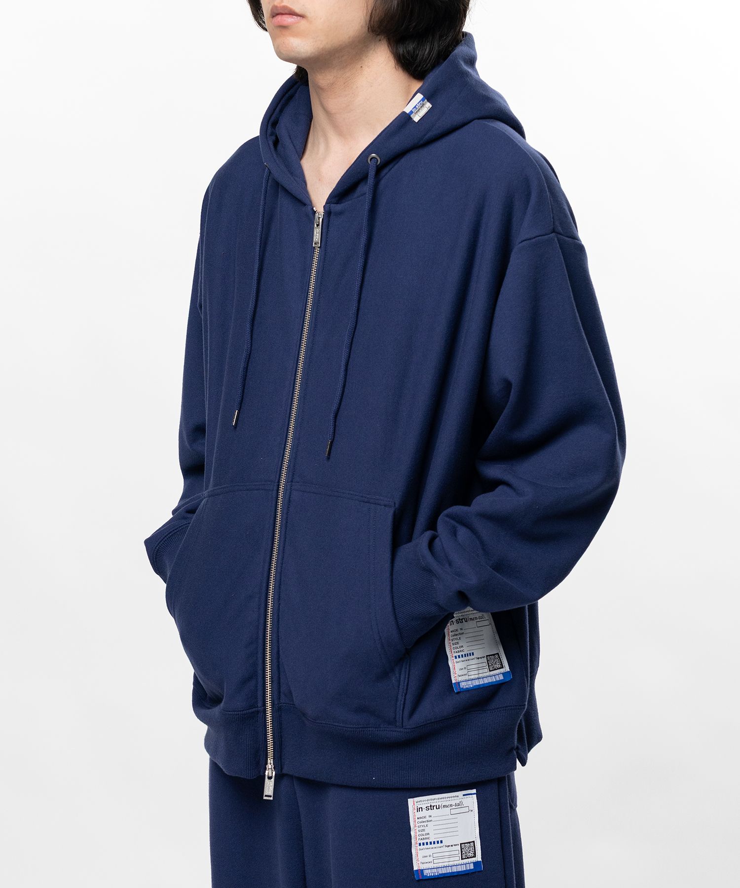 French Terry Zip-up Hoodie