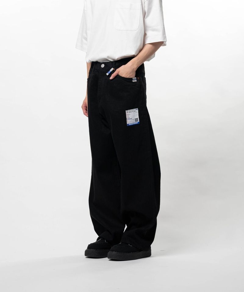 One Washed Selvage Denim Baggy Pants