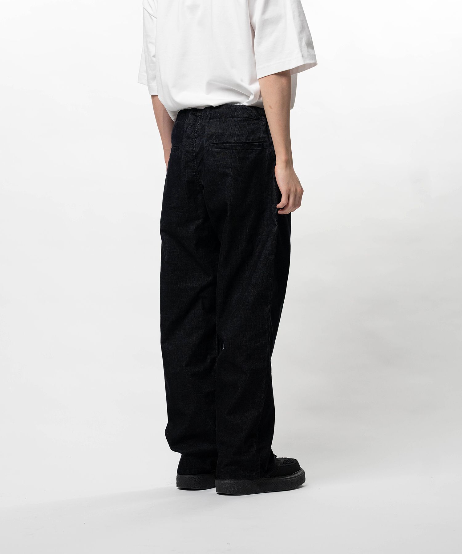 Corduroy Wide Straight Pants