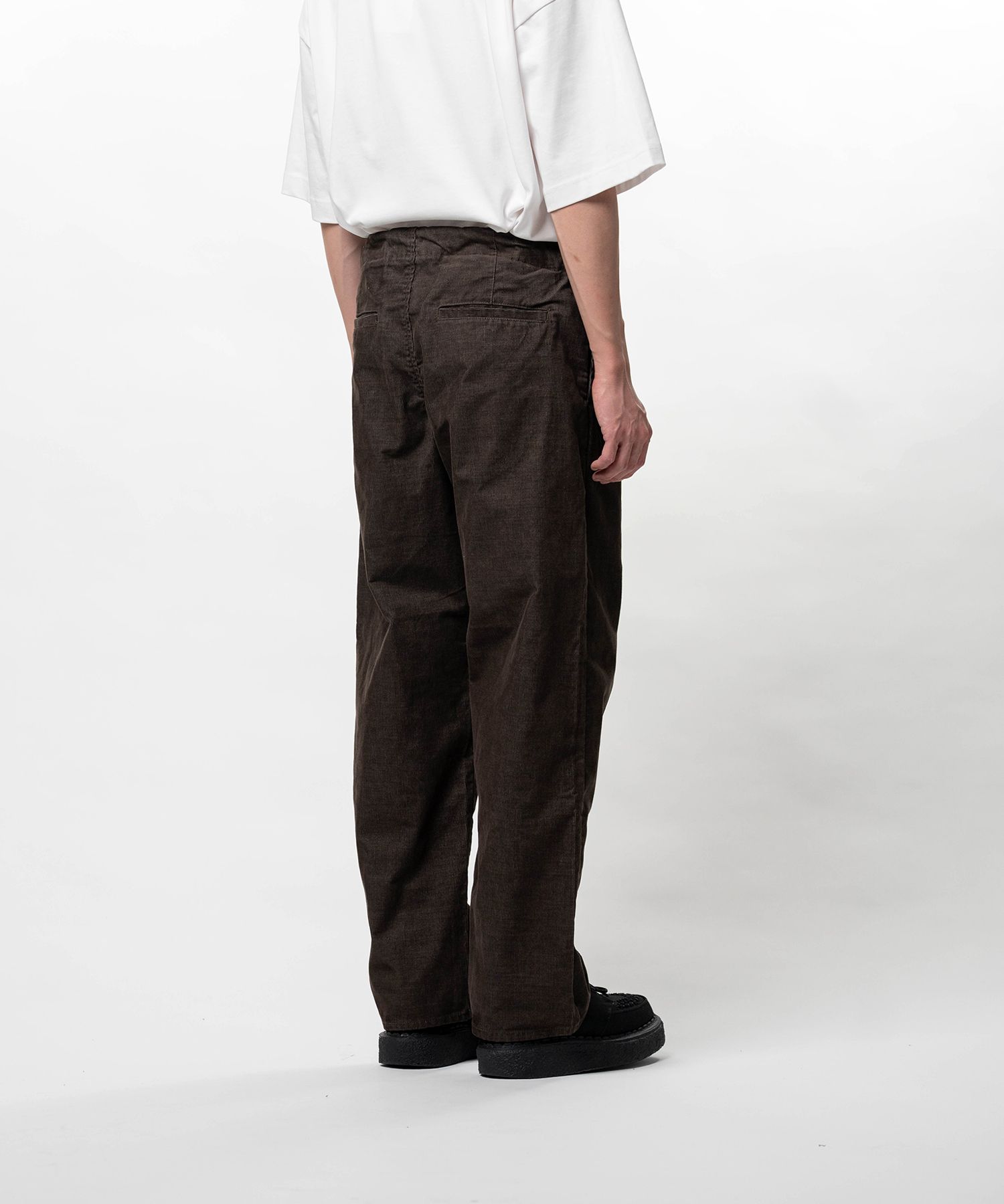Corduroy Wide Straight Pants