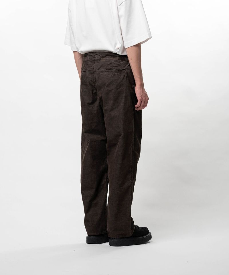 Corduroy Wide Straight Pants