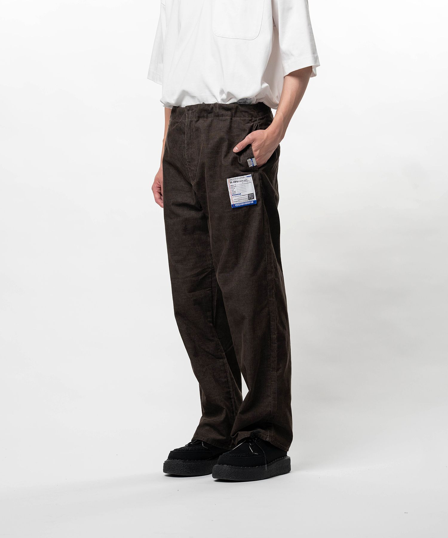 Corduroy Wide Straight Pants