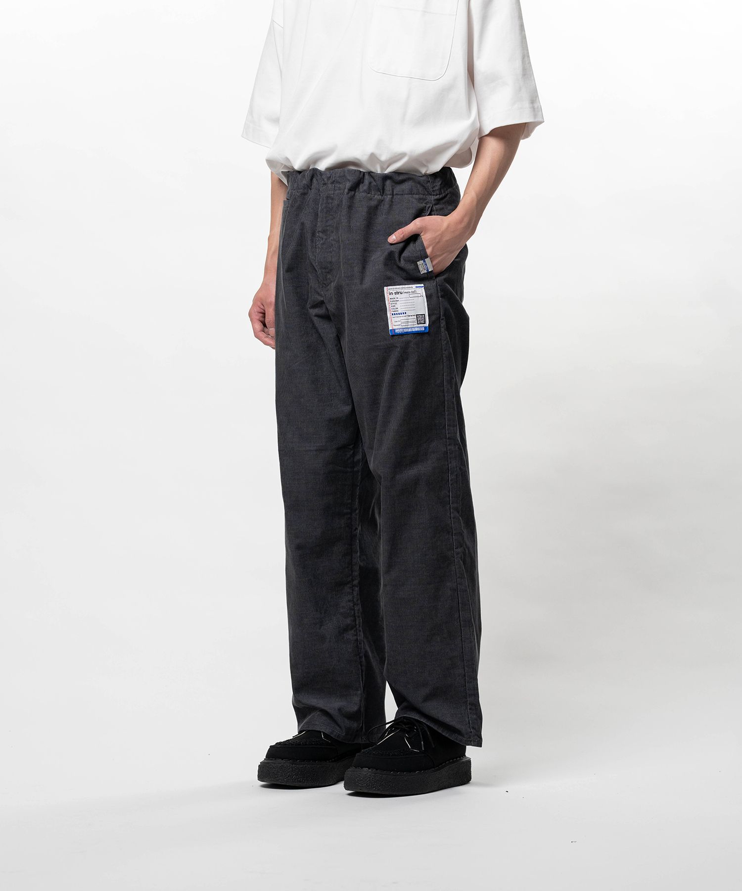 Corduroy Wide Straight Pants