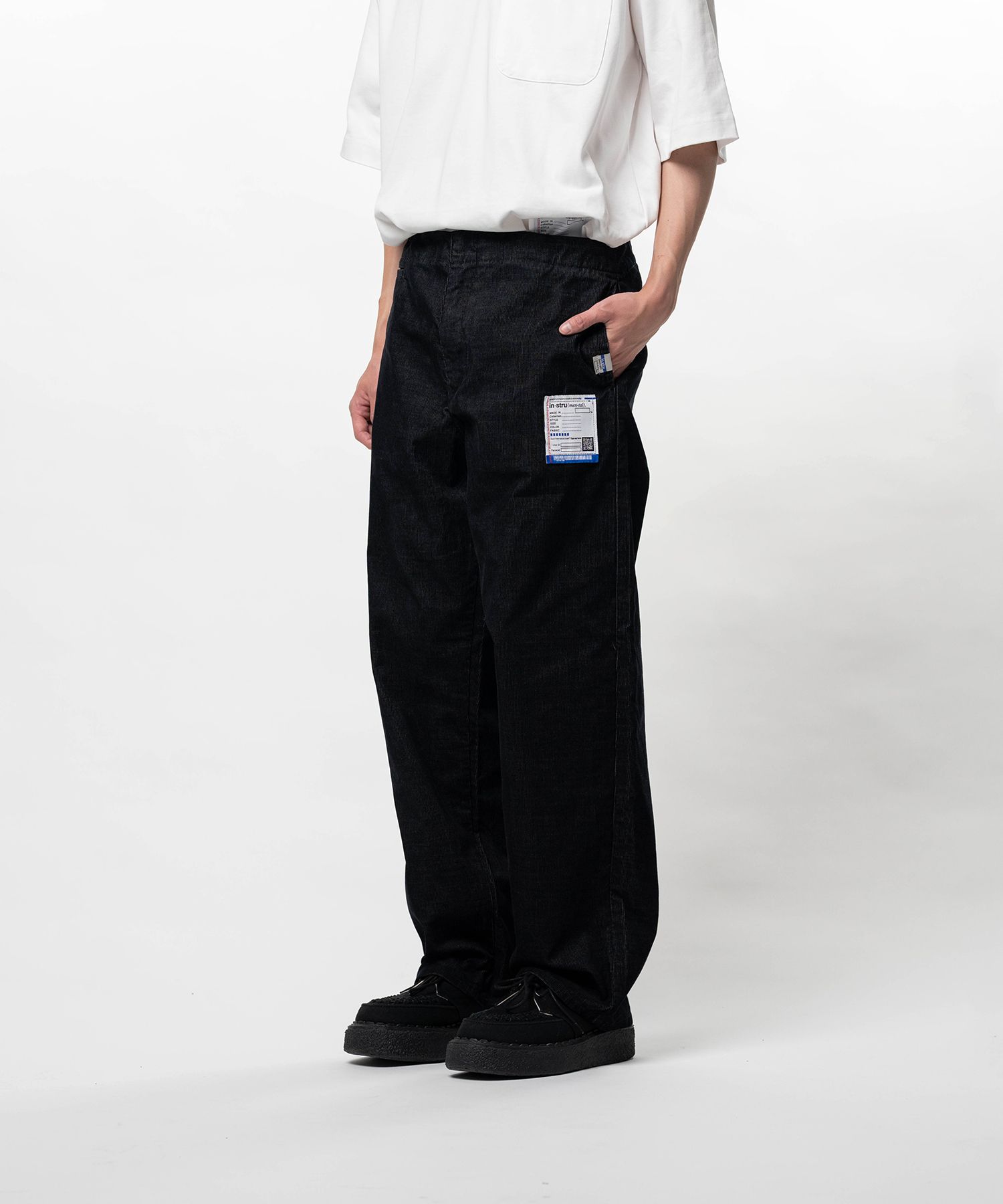 Corduroy Wide Straight Pants