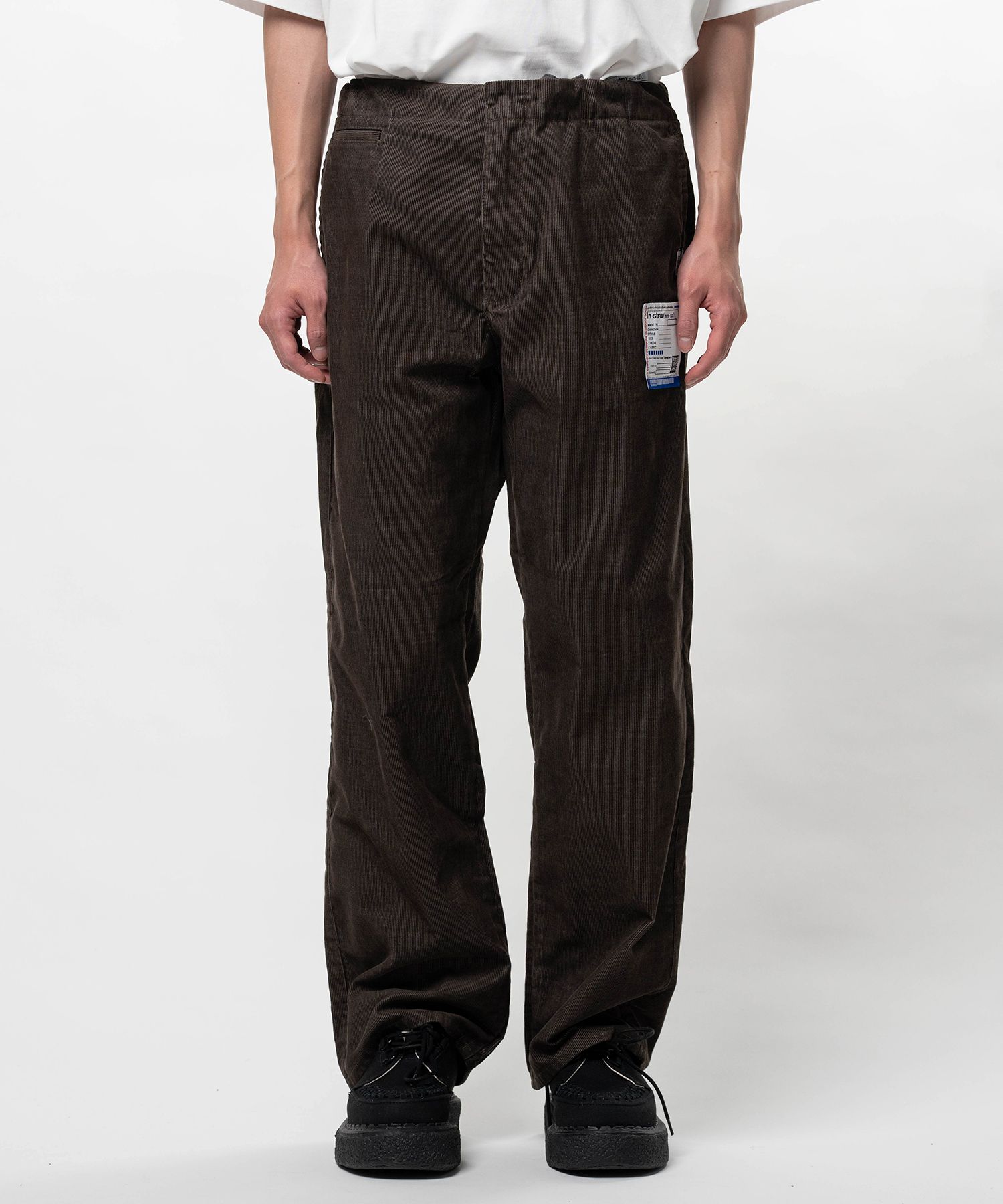 Corduroy Wide Straight Pants