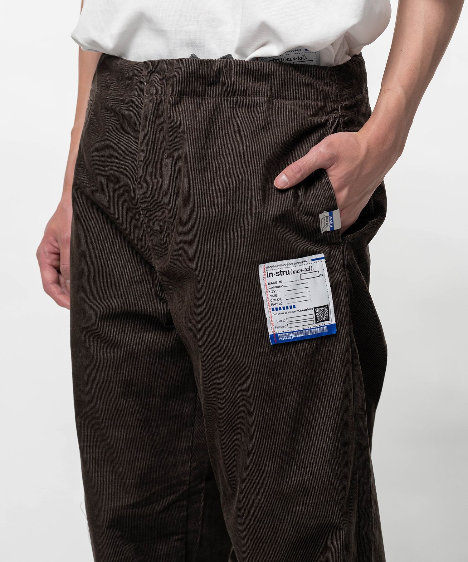 Corduroy Wide Straight Pants