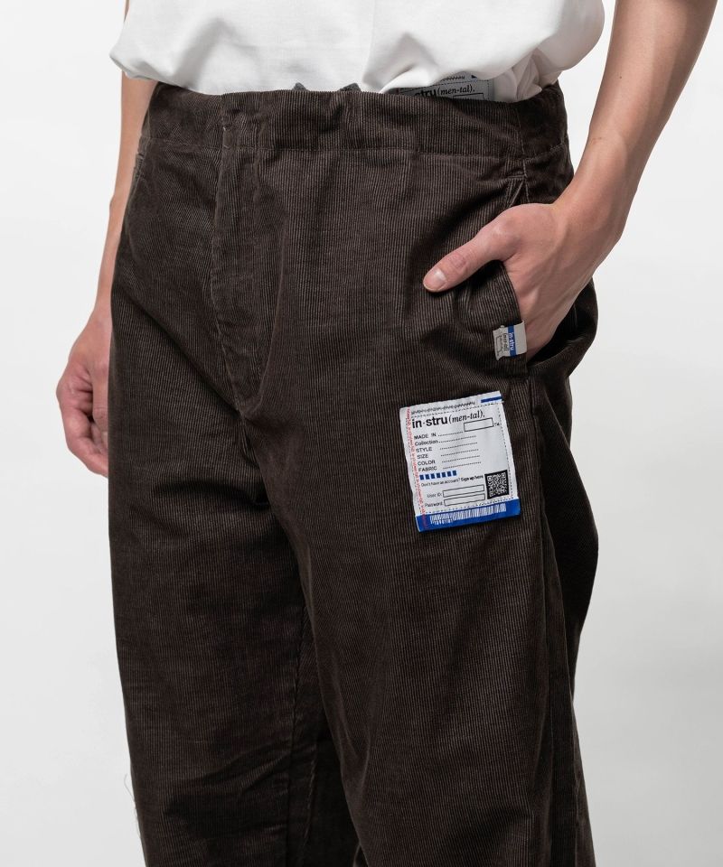 Corduroy Wide Straight Pants