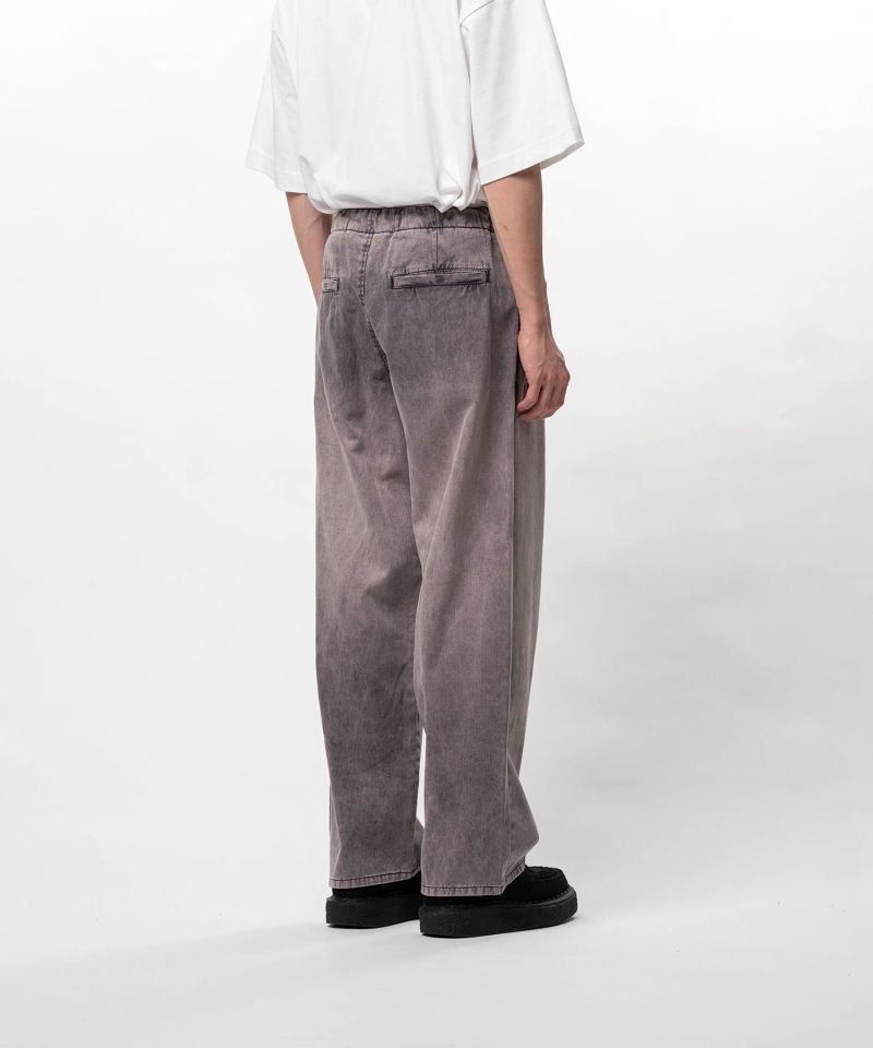 Sun Faded Like Herringbone Wide Pants