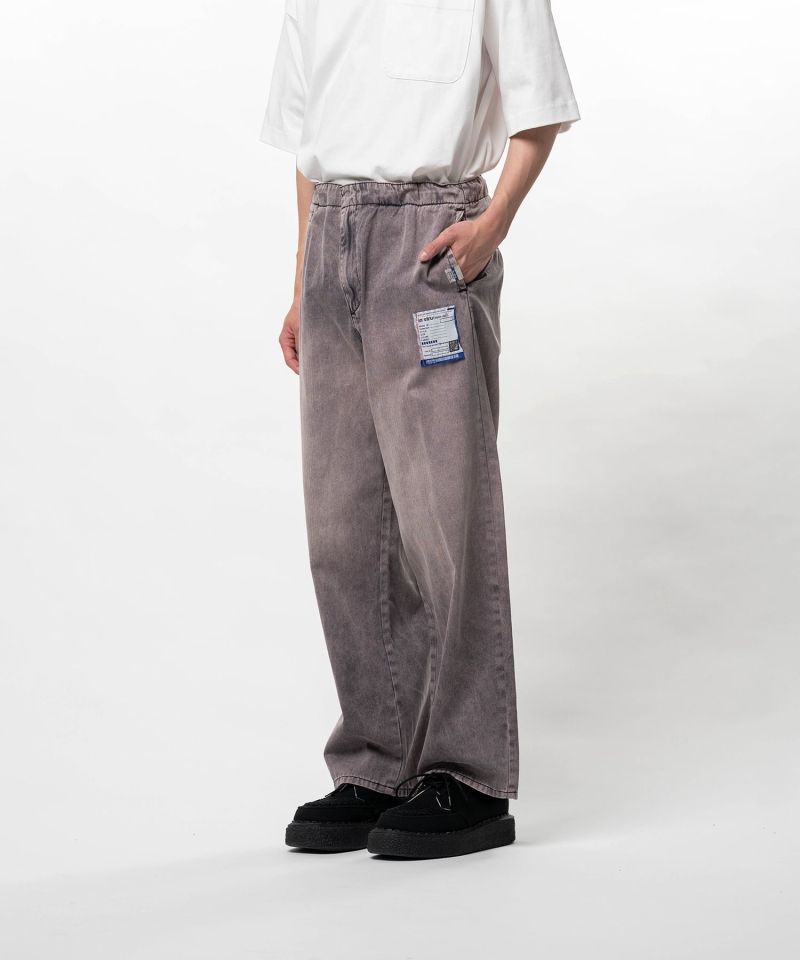 Sun Faded Like Herringbone Wide Pants
