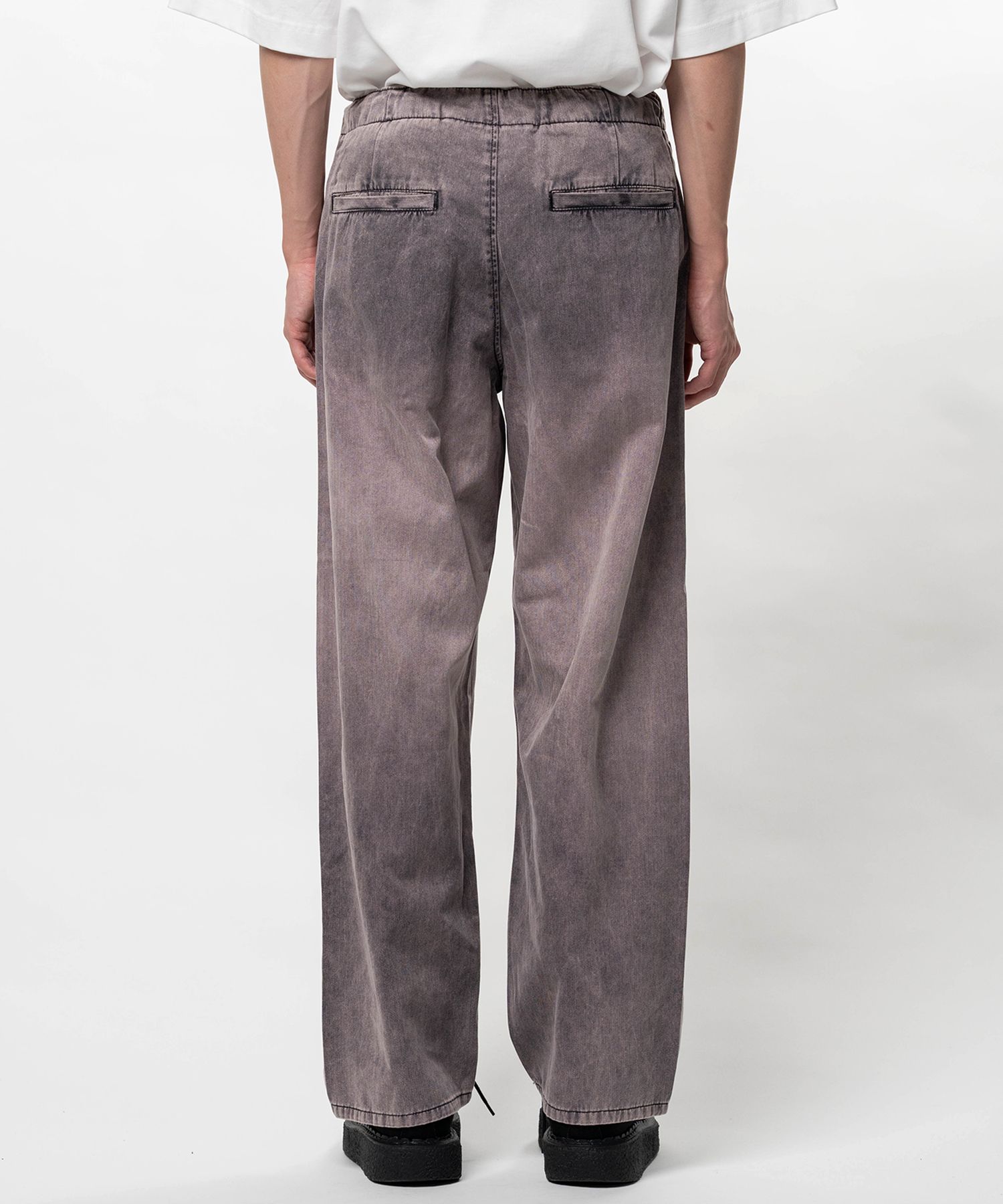 Sun Faded Like Herringbone Wide Pants