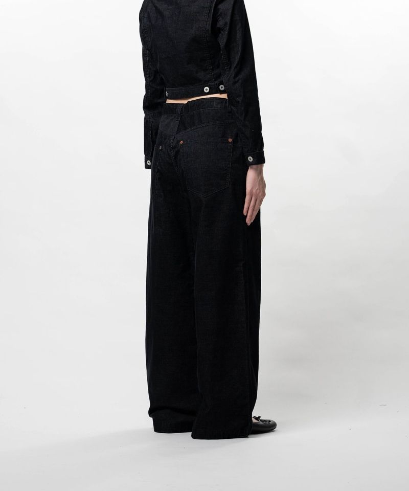 Corduroy Huge Pants