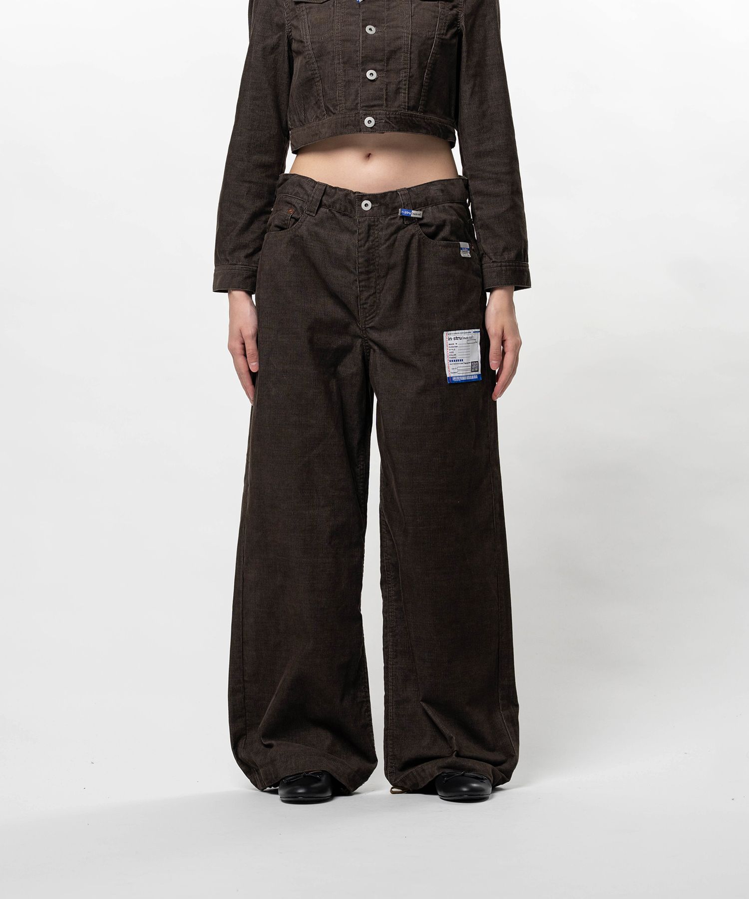 Corduroy Huge Pants