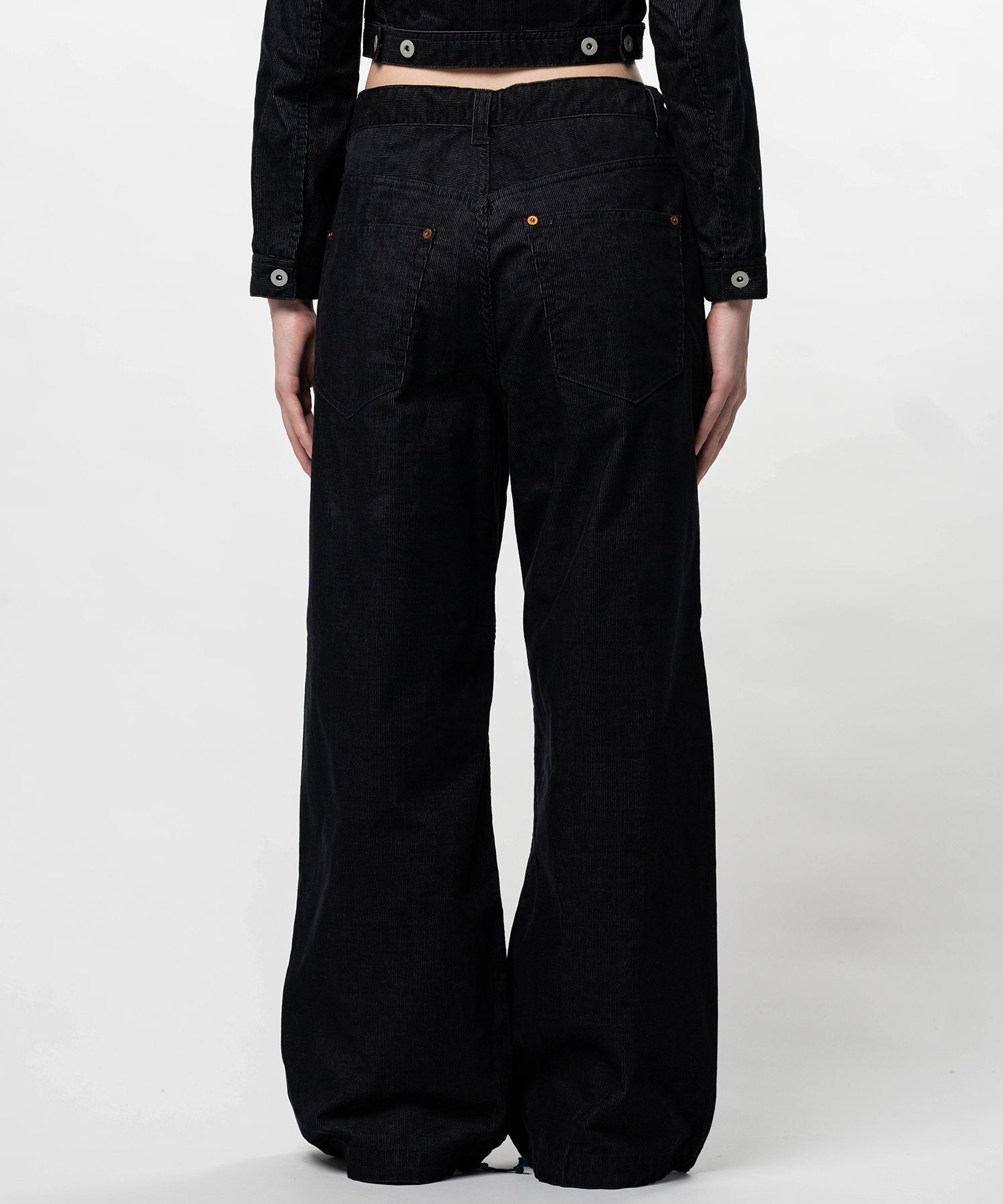 Corduroy Huge Pants