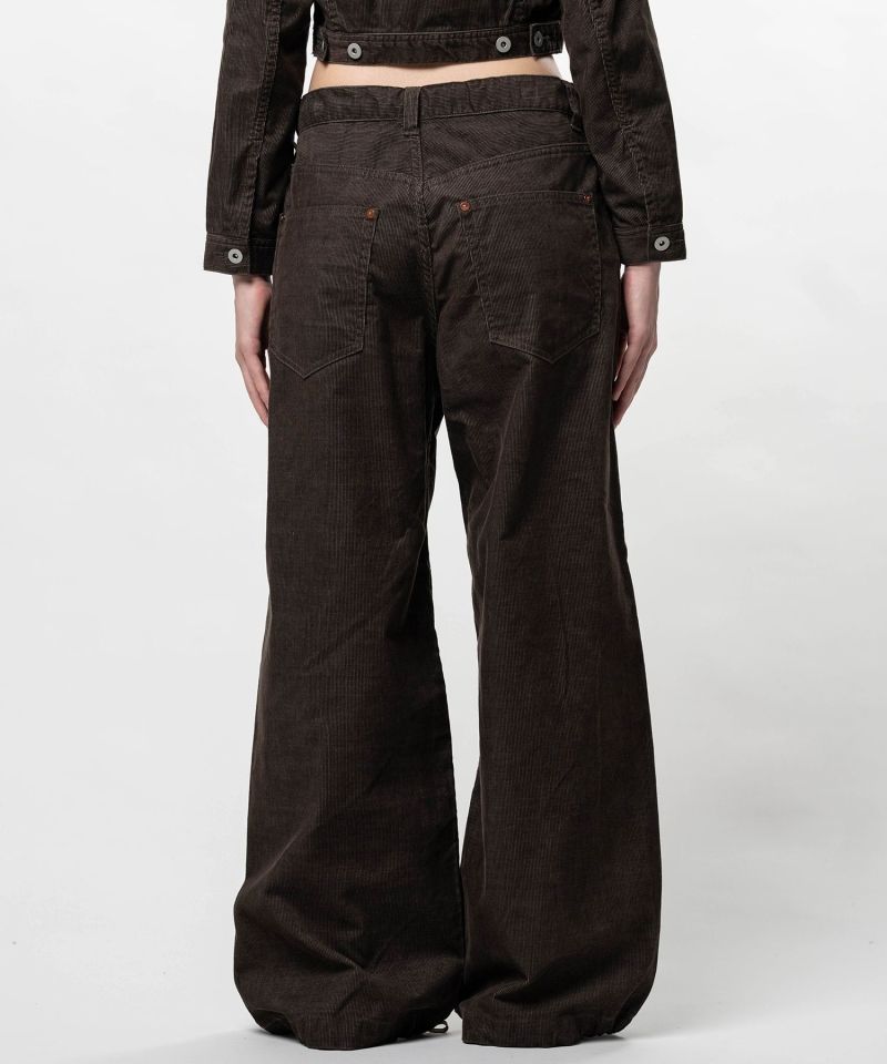 Corduroy Huge Pants