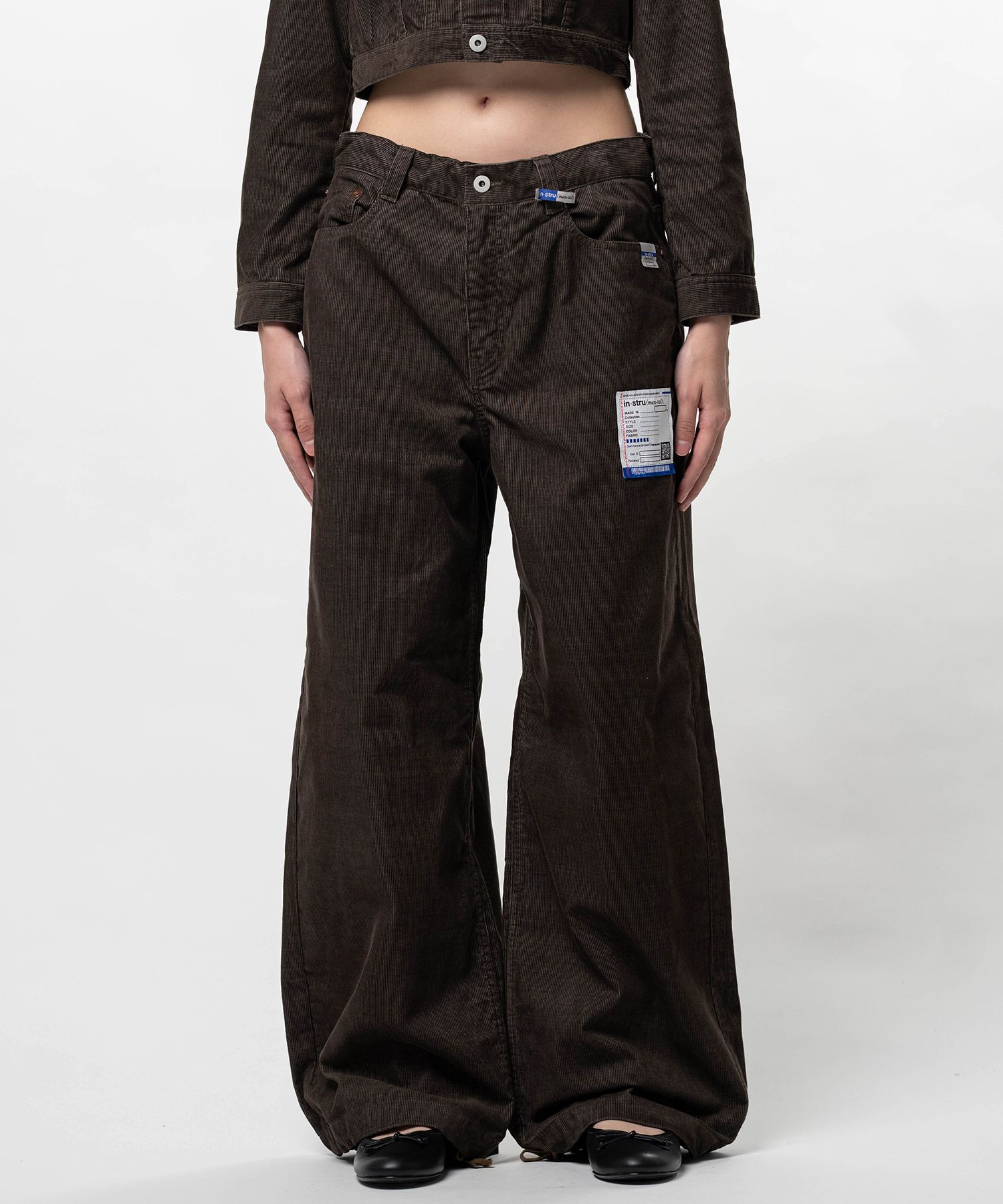 Corduroy Huge Pants
