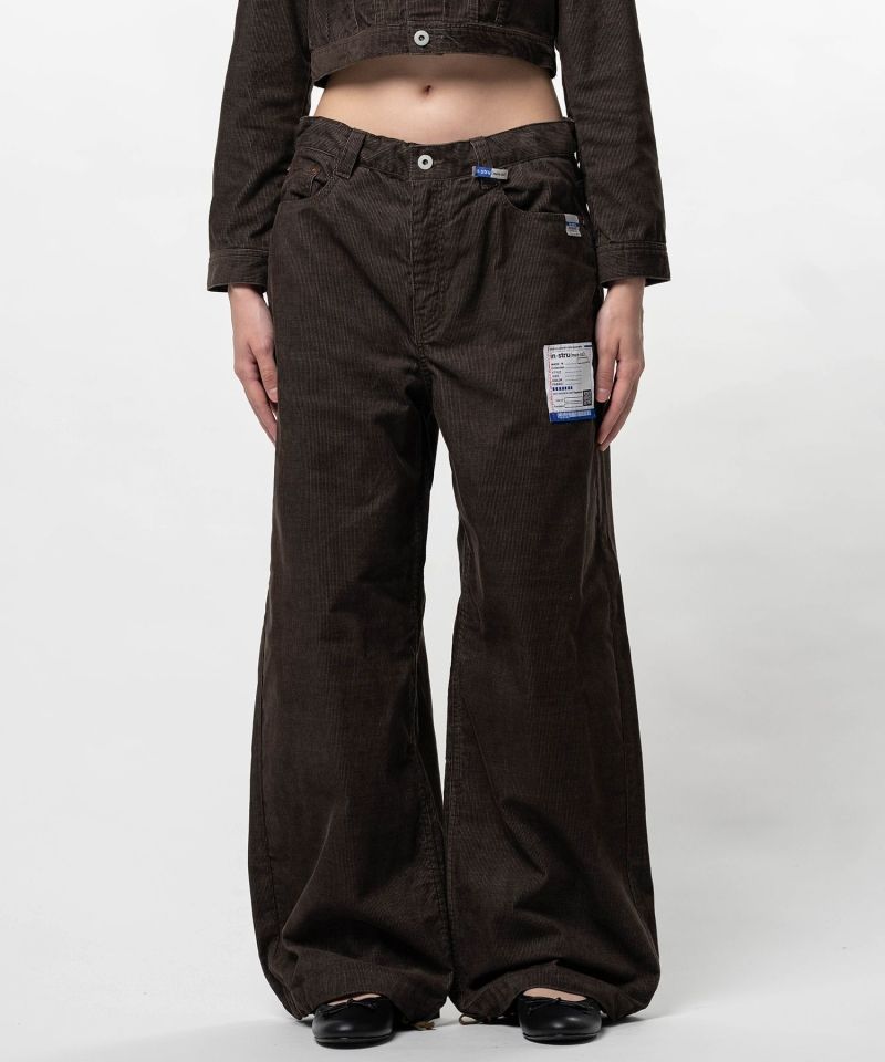 Corduroy Huge Pants