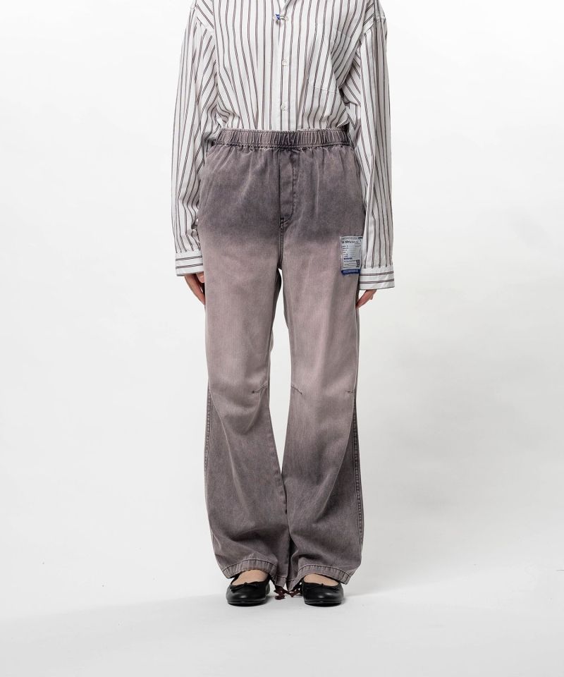Sun Faded Like Herringbone Wide Pants
