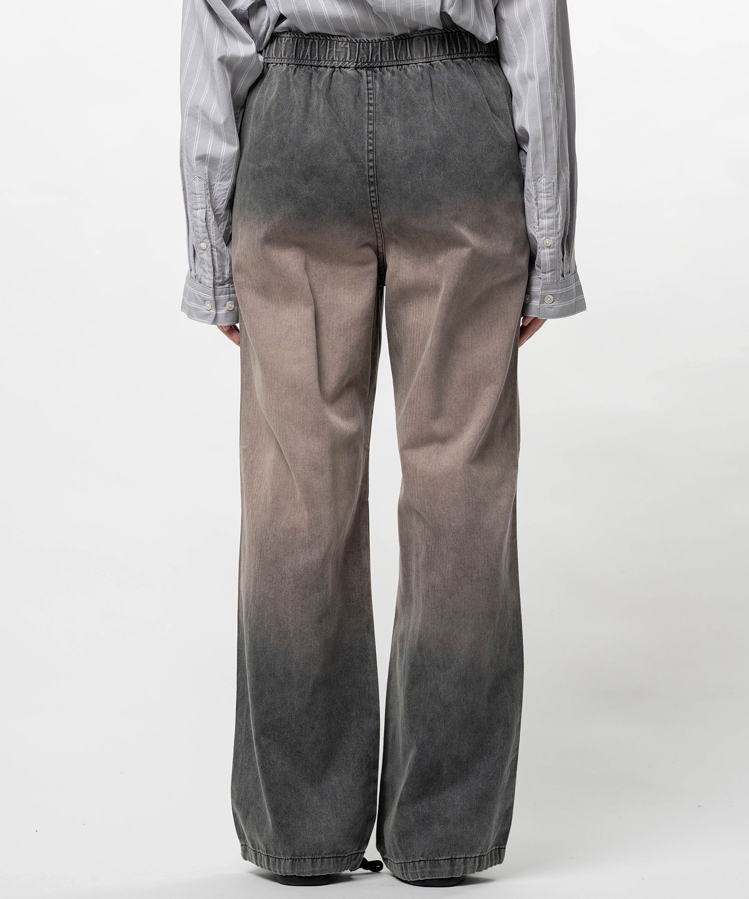 Sun Faded Like Herringbone Wide Pants
