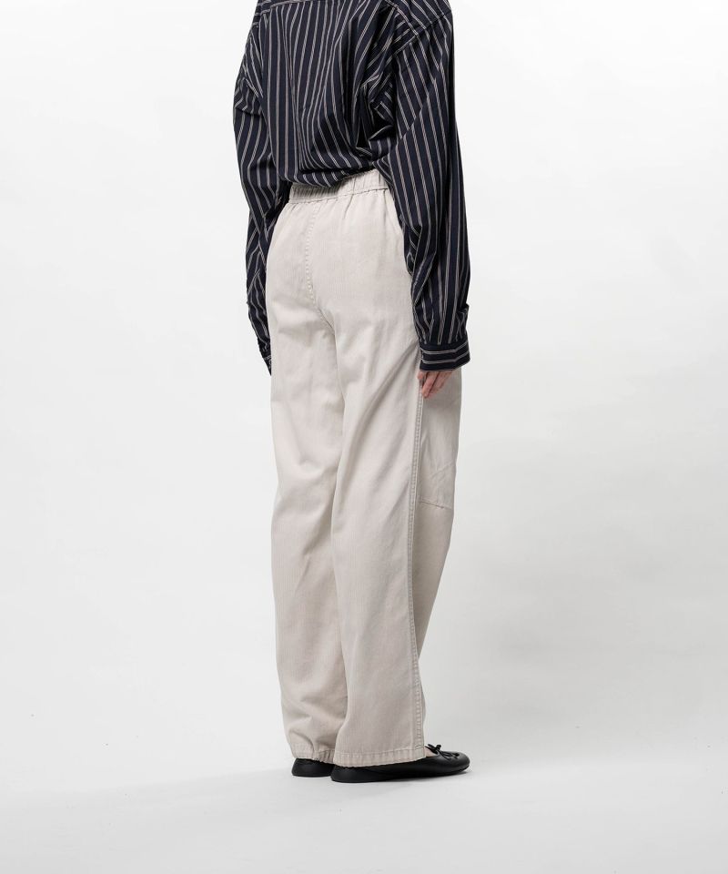 Sun Faded Like Herringbone Wide Pants