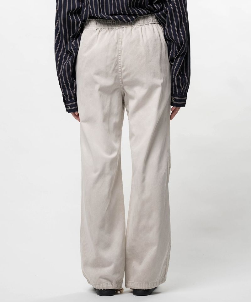 Sun Faded Like Herringbone Wide Pants