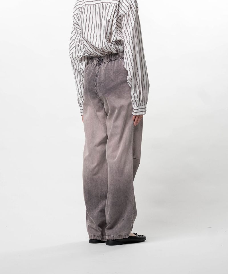 Sun Faded Like Herringbone Wide Pants