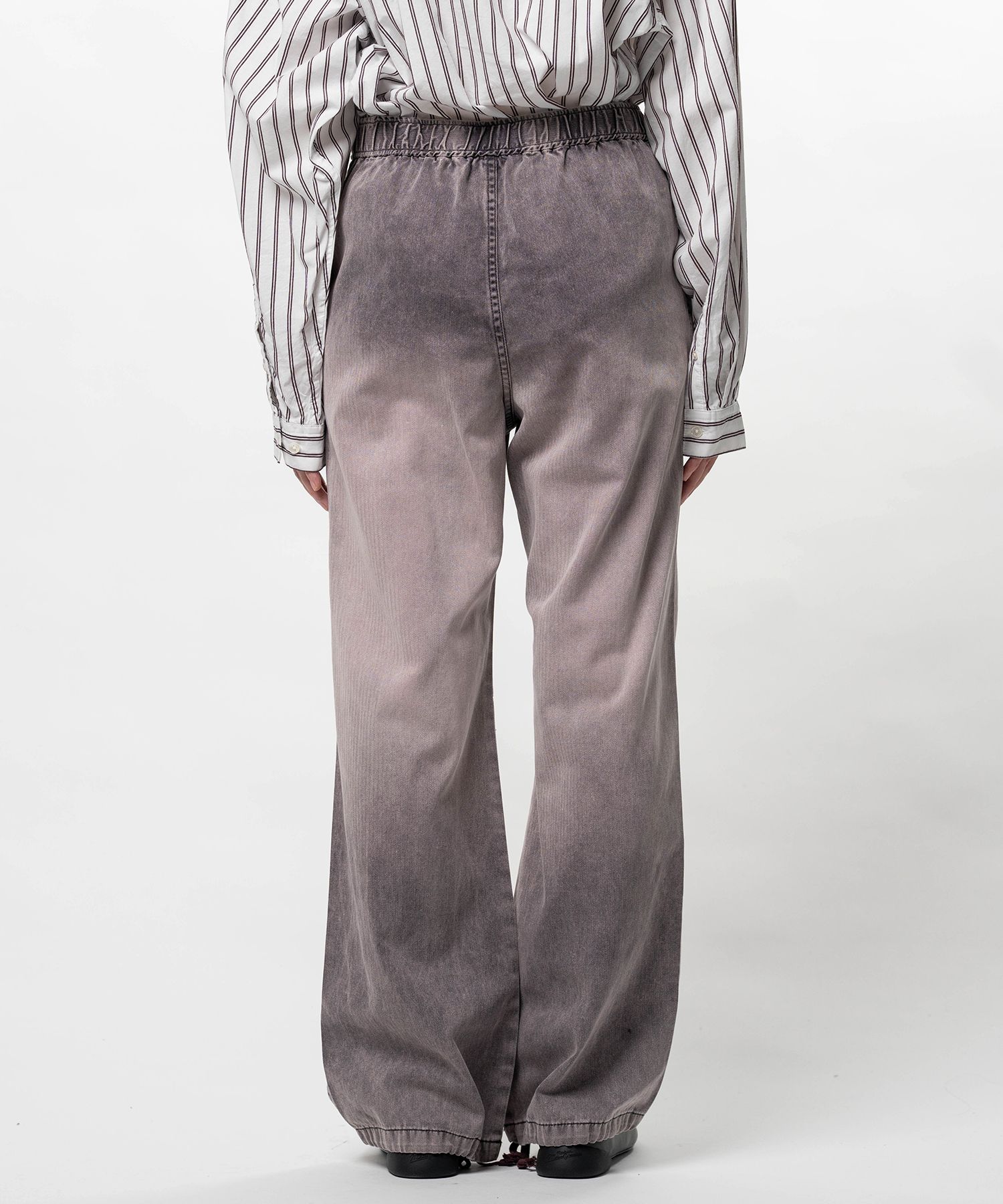 Sun Faded Like Herringbone Wide Pants
