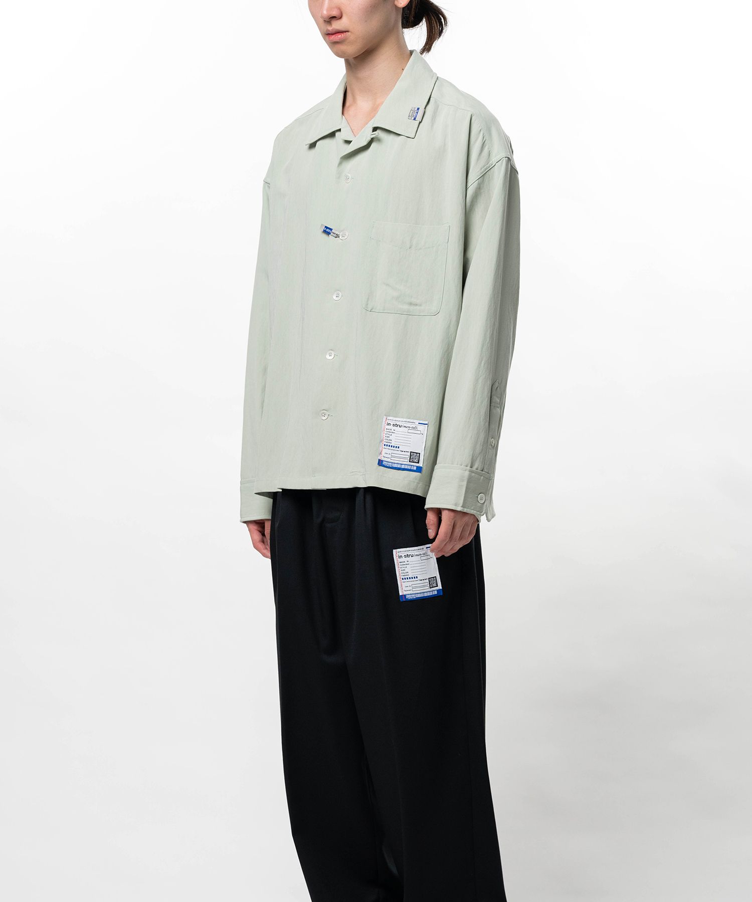 Rayon Nylon Long Sleeve Shirt