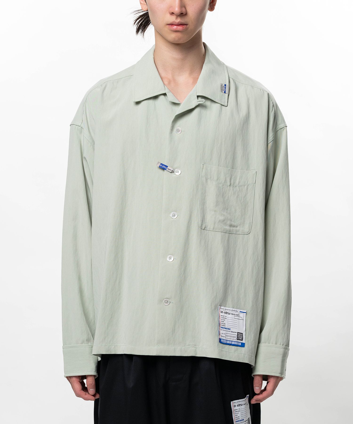 Rayon Nylon Long Sleeve Shirt