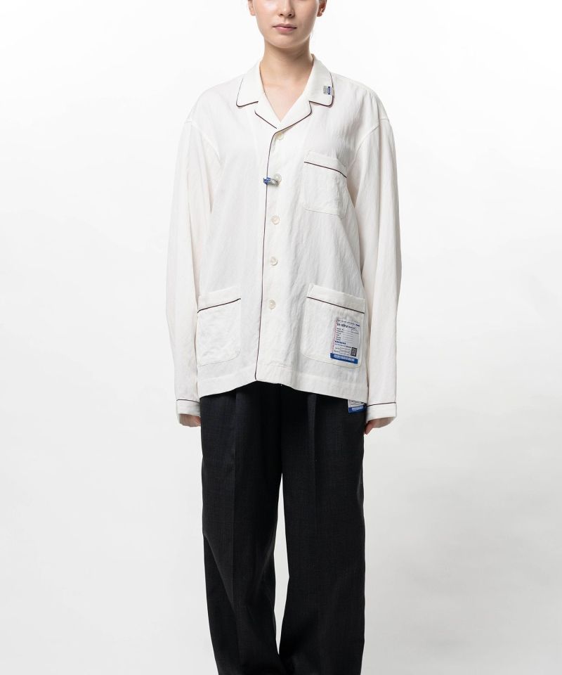 Rayon Nylon Twill Piping Shirt