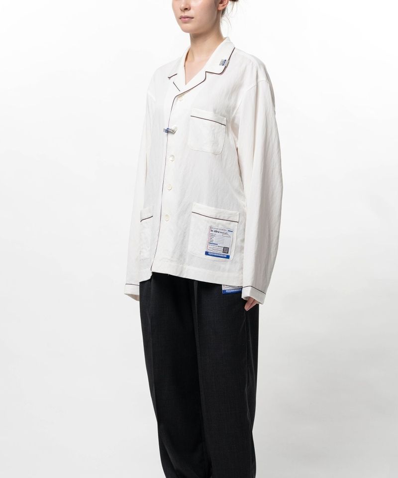 Rayon Nylon Twill Piping Shirt