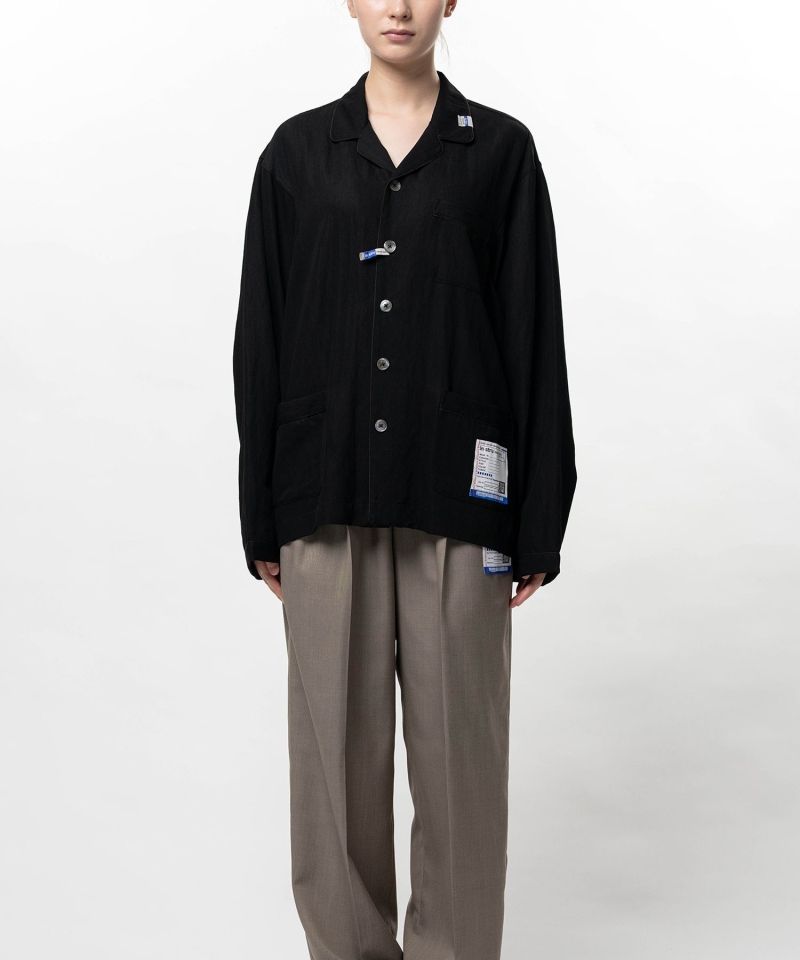 Rayon Nylon Twill Piping Shirt