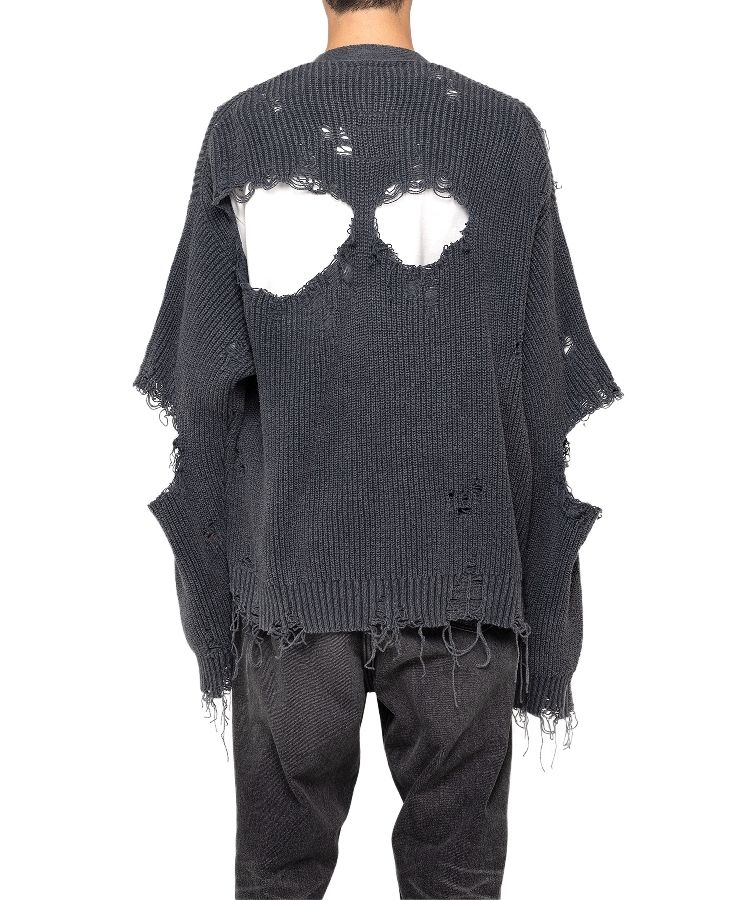 Bleached Knit Cardigan