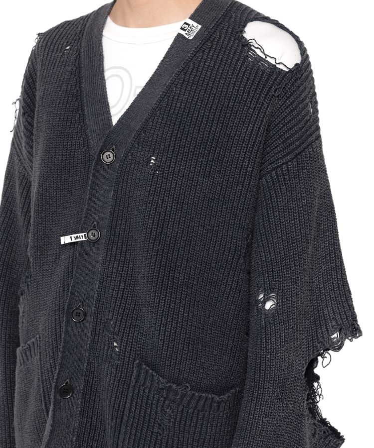 Bleached Knit Cardigan