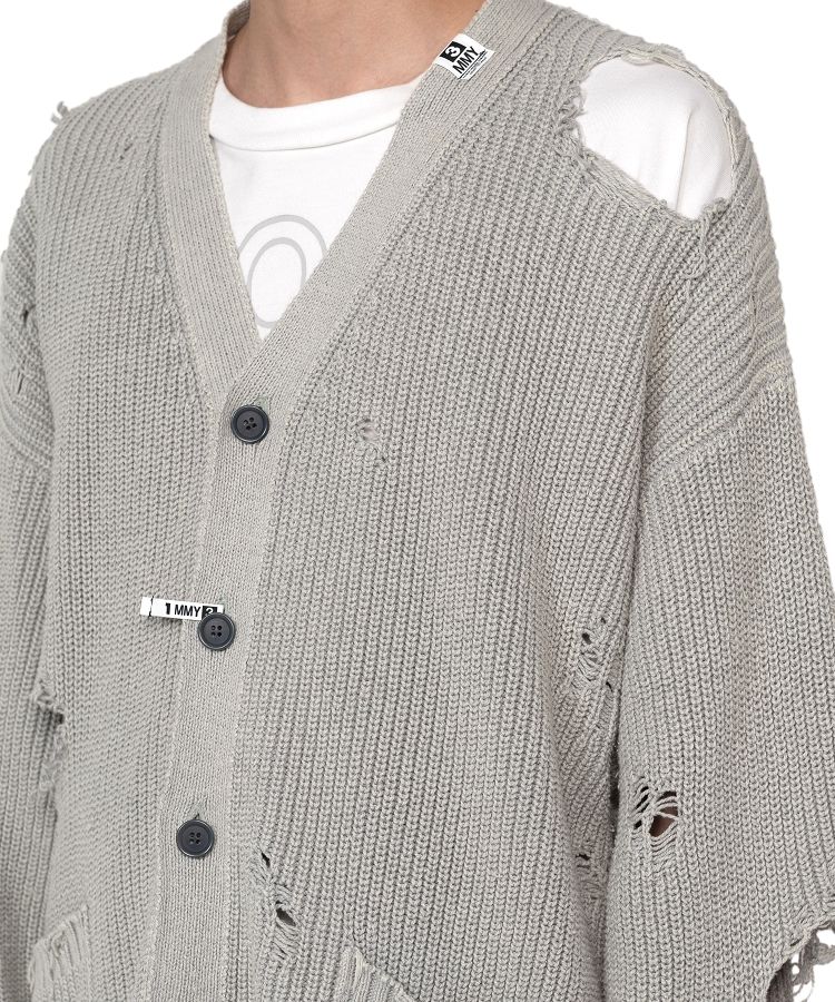 Bleached Knit Cardigan