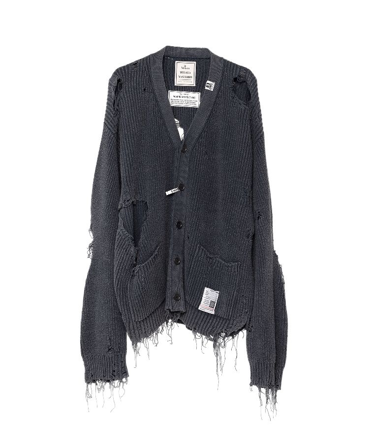 Bleached Knit Cardigan