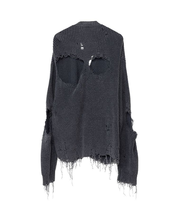 Bleached Knit Cardigan