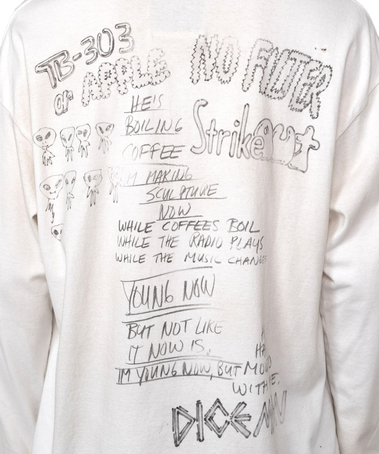 Distressed Long-Sleeve T-shirt