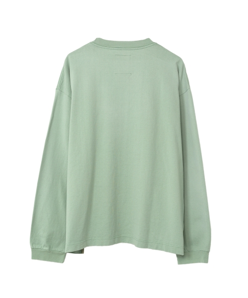 Distressed Smily Face Printed LS T-shirt