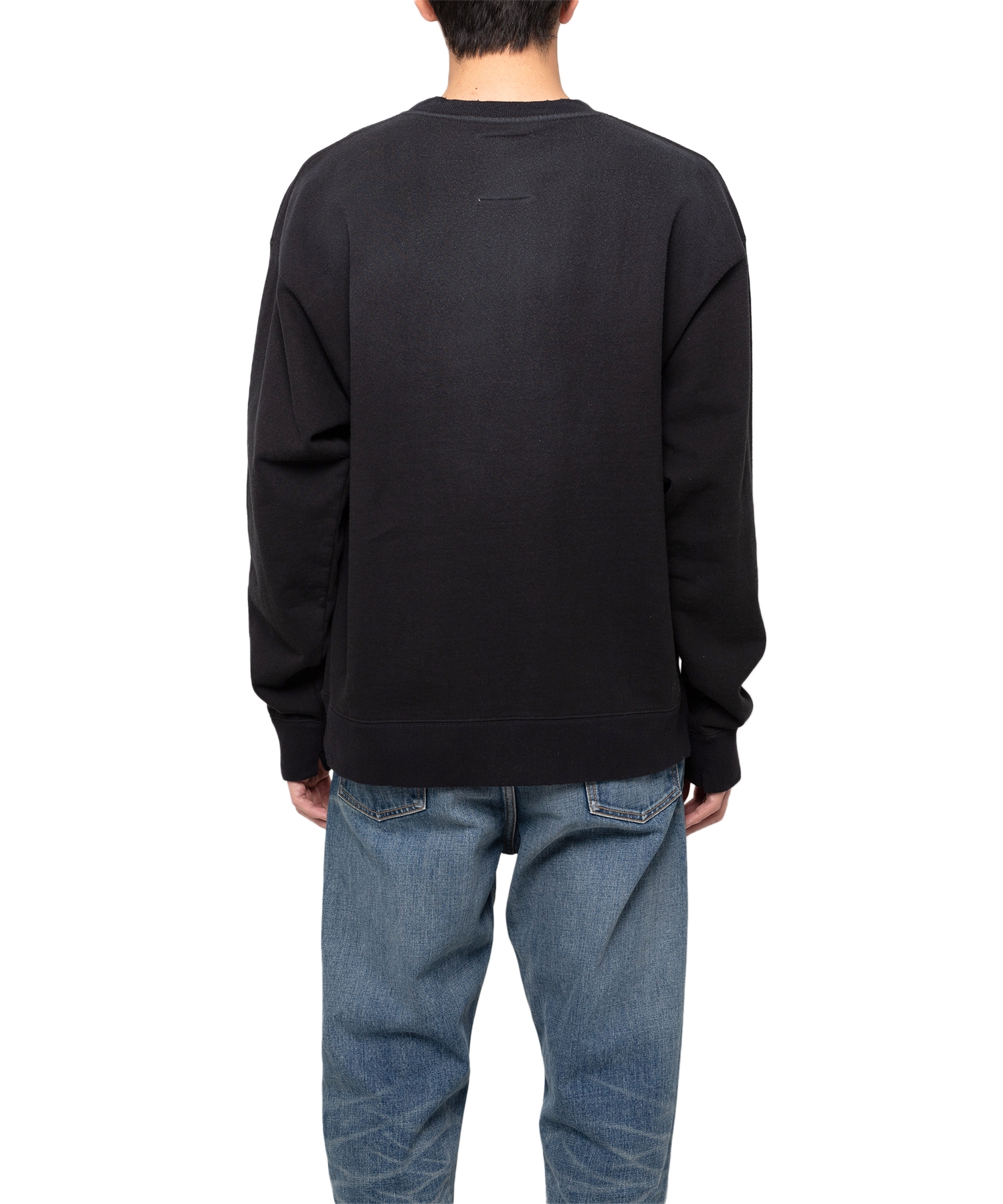 Distressed Dog Printed Sweatshirt