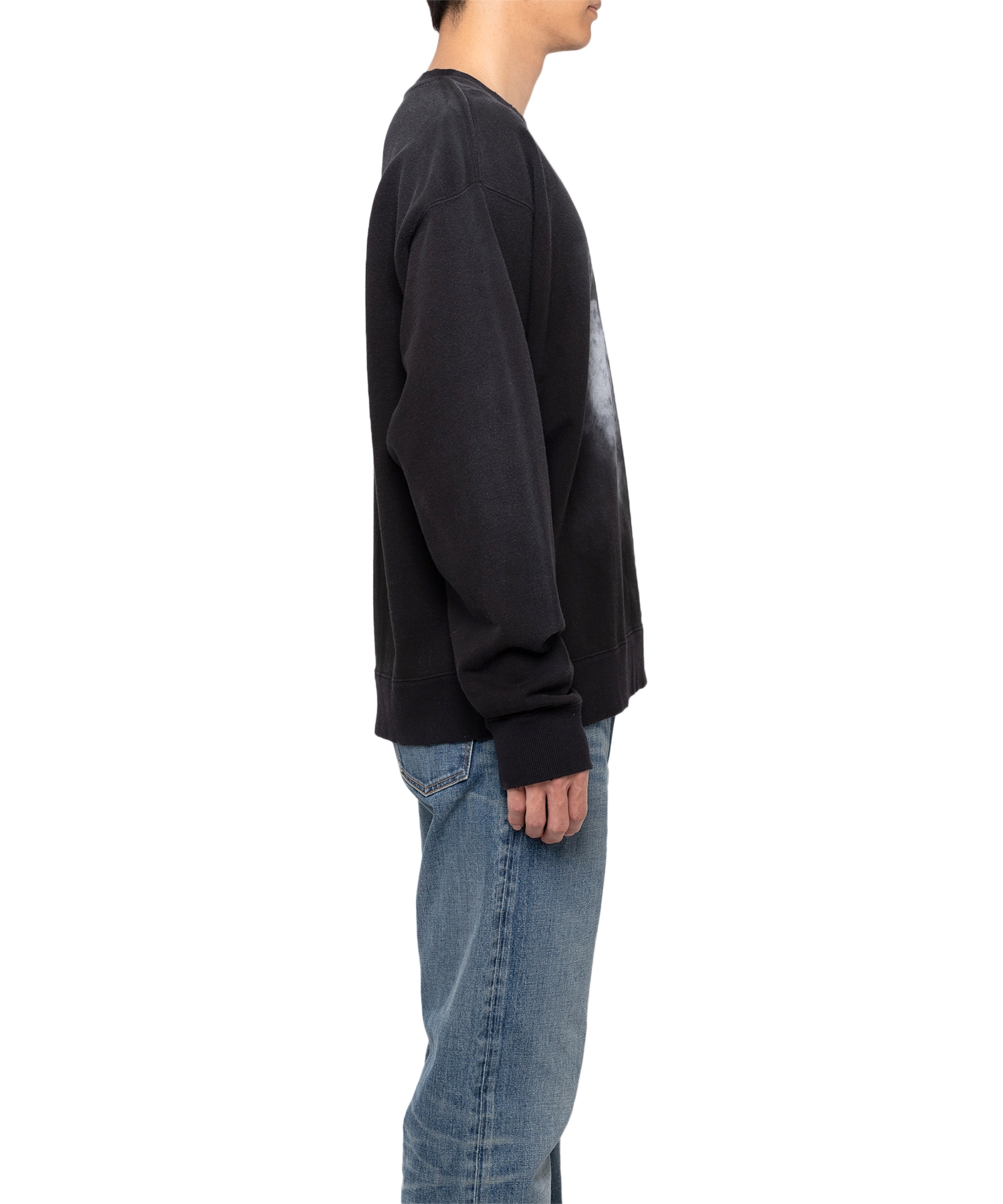 Distressed Dog Printed Sweatshirt