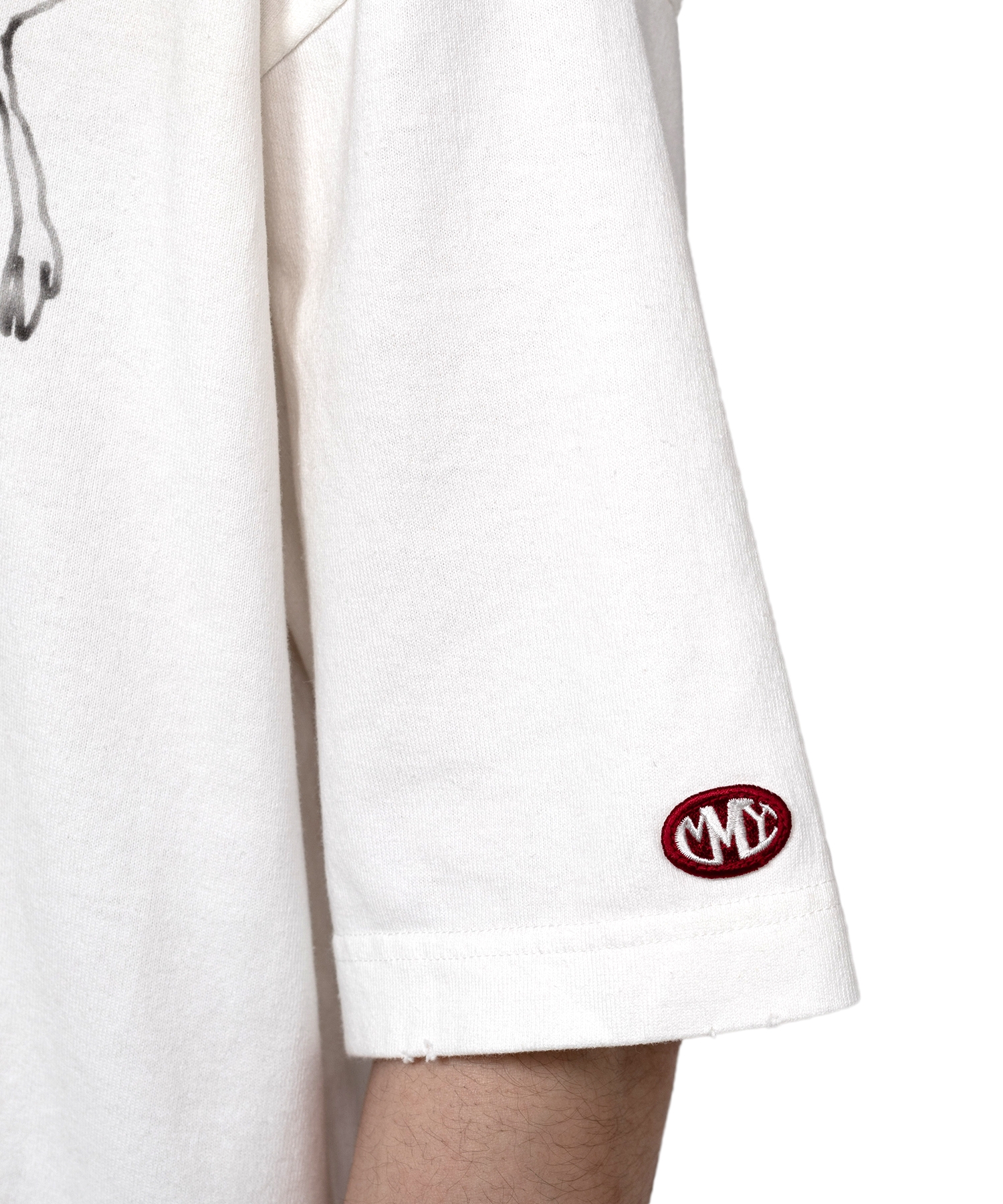 Distressed Acid Printed T-shirt