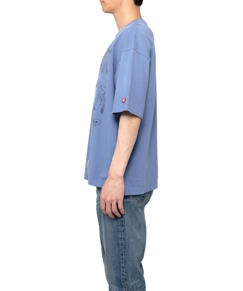 Distressed Acid Printed T-shirt