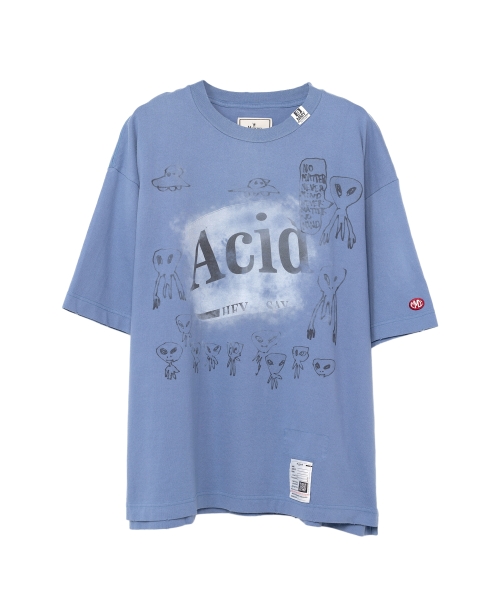 Distressed Acid Printed T-shirt