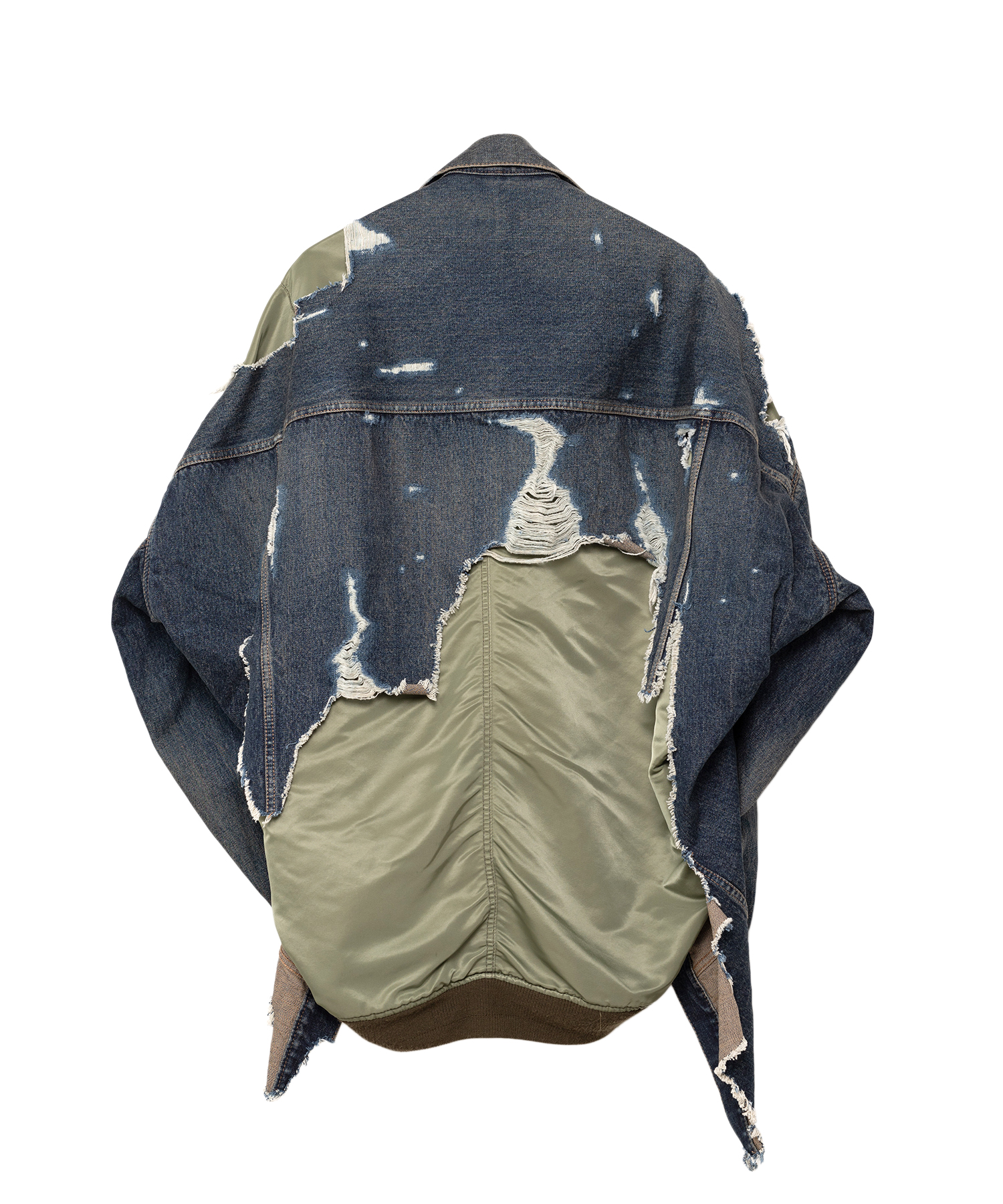 Maison MIHARA YASUHIRO ディストレストフライトジャケット Maison MIHARA YASUHIRO ディストレストフライトジャケット