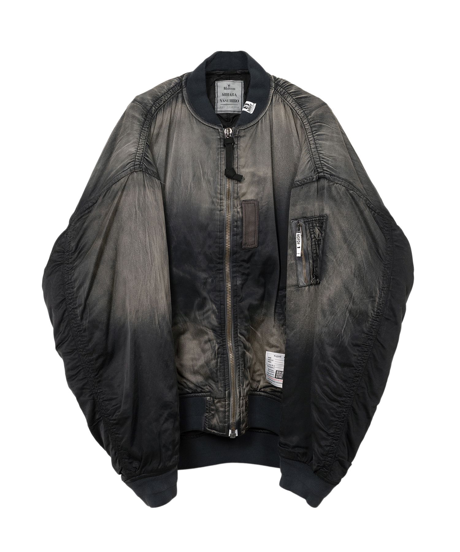 Maison MIHARA YASUHIRO ディストレストフライトジャケット Maison MIHARA YASUHIRO ディストレストフライトジャケット
