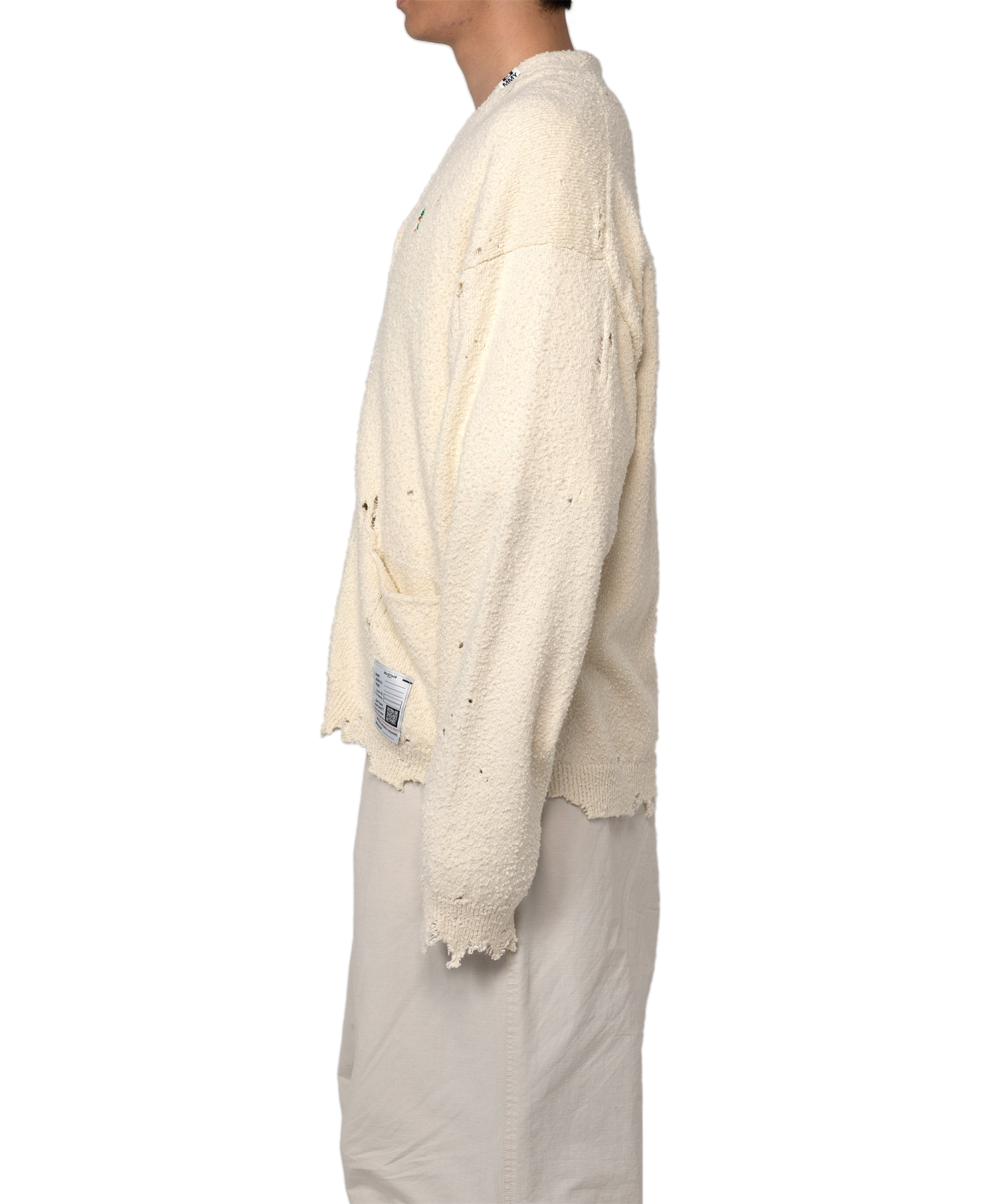 Distressed Knit Cardigan