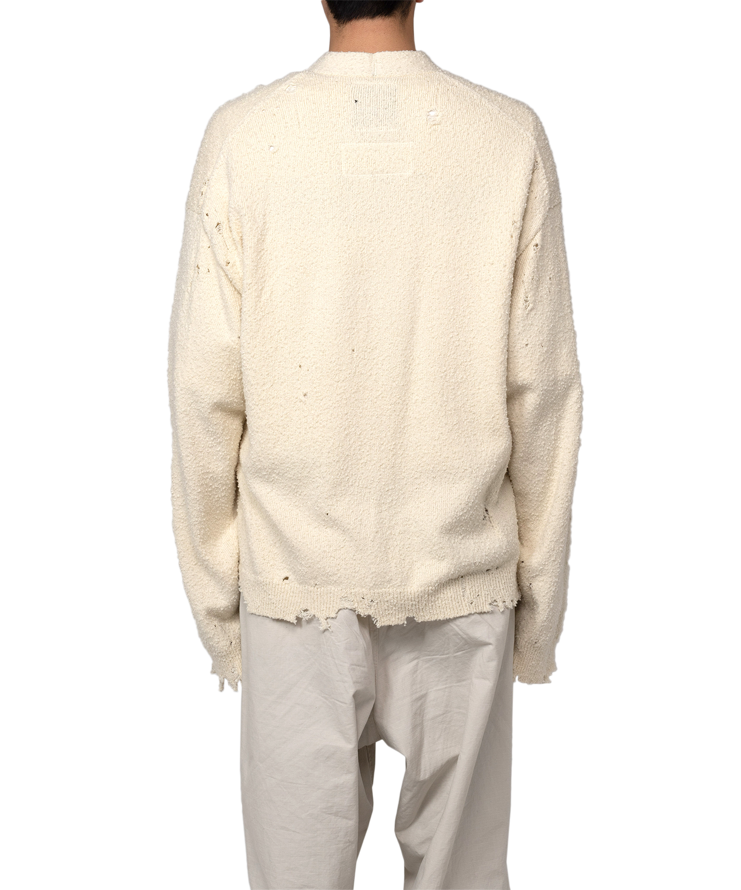 Distressed Knit Cardigan