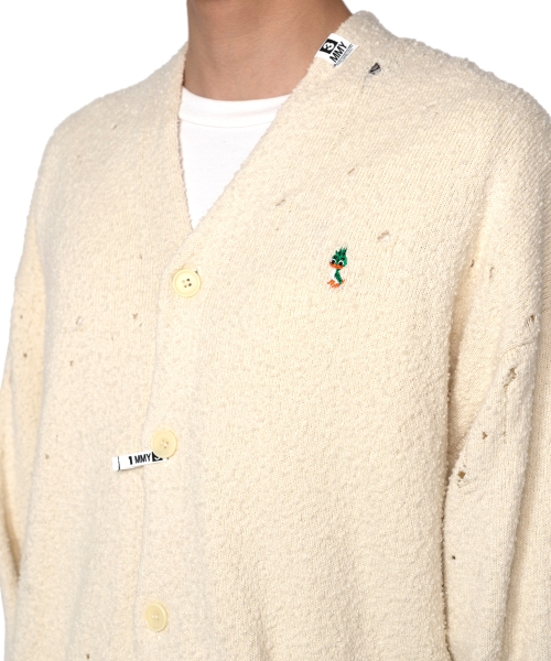 Distressed Knit Cardigan